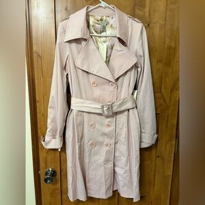 Vertigo Women's light Pink Trench Rain Coat